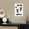 Lobster - Beige - Minimalistisch poster papier klein -sfeer1