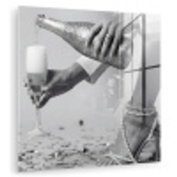 Feestelijk - Champagne - Discobal plexiglas 5mm klein -zzzproduct_nieuw