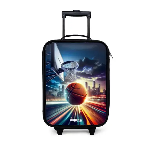 Slam dunk Kinderkoffer - Zwart klein -3d