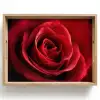 Rood - Roos - Romantisch Dienblad Rechthoek middel -z3d_shopping