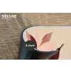 Bloemen - Blaadjes - Minimalistisch - Roze Placemat vinyl groot -closeup