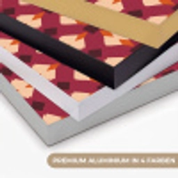 Retro - Patroon - Kleurrijk Textielframe zwart klein 947 -USP_kleurenDE