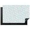 Design - Geometrie - Patroon - Groen Inductie beschermer vinyl 3mm klein 276 -3d