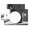 Konijn - Bunny - Zonnebril - Tafelkleed - Pasta - Schattig Placemat vinyl groot -zzsfeer2_Kitchenyeah-website