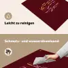 Love your damn self - Kleurrijk - Bordeaux Inductie beschemer met haakjes klein -ky-schoon-de
