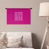 Focus on the good - Roze - wit Wandkleed katoen klein -sfeer4