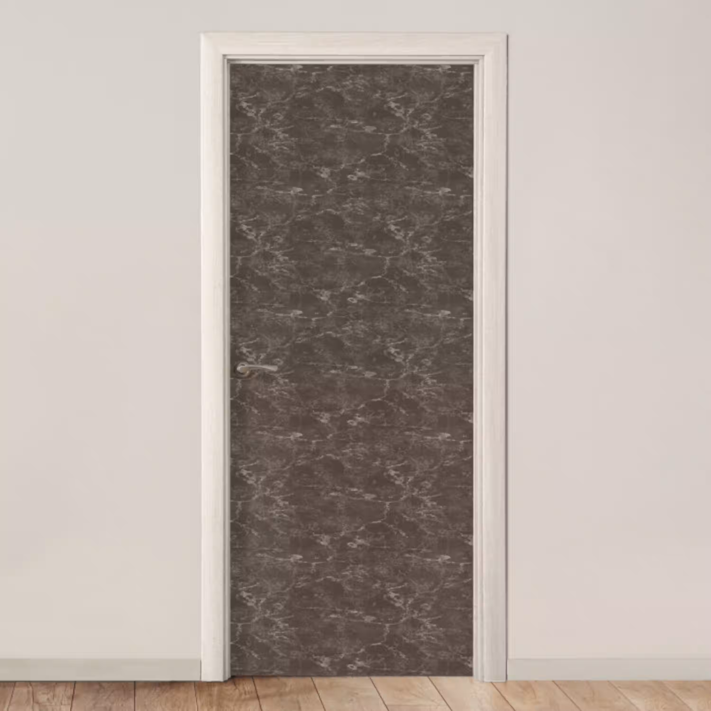 Marmer - Aders - Bruin deurposter klein 289 -3d_beige