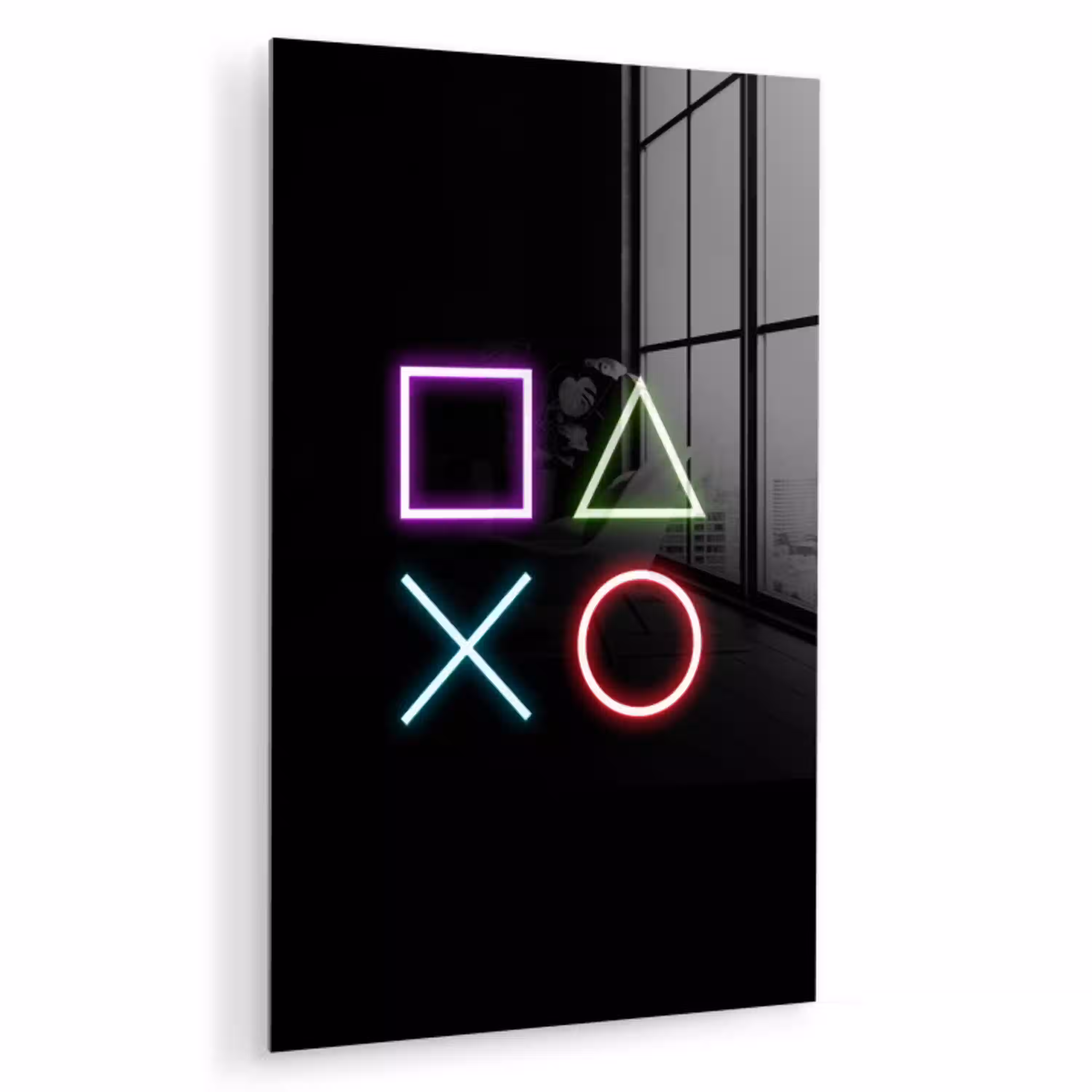 Gaming - Neon - Console - Zwart - Controller - Gamen plexiglas 5mm klein -zzzproduct_nieuw