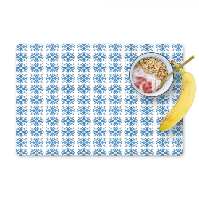 Zee - Sfeer - Blauw - Wit Placemat vinyl groot 368 -zzzproduct_Kitchenyeah-website
