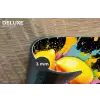 Citroen - Graffiti - Kleurrijk - Verf - Modern Placemat vinyl groot -closeup