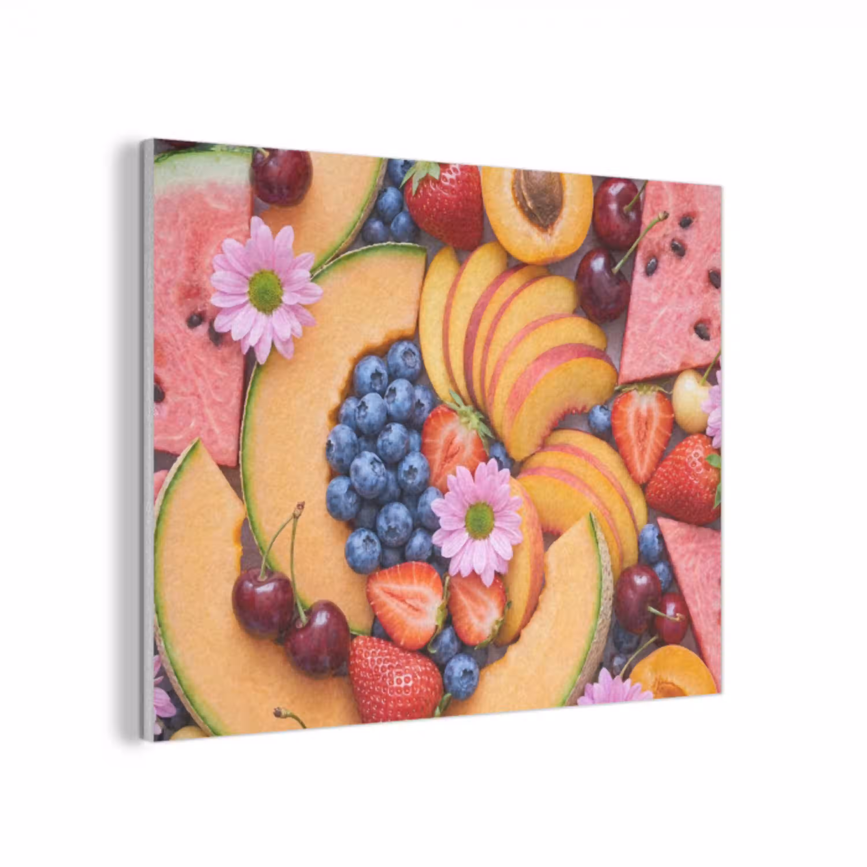 Eten - Fruit - Zomer - Kleurrijk PET vilt klein -3d
