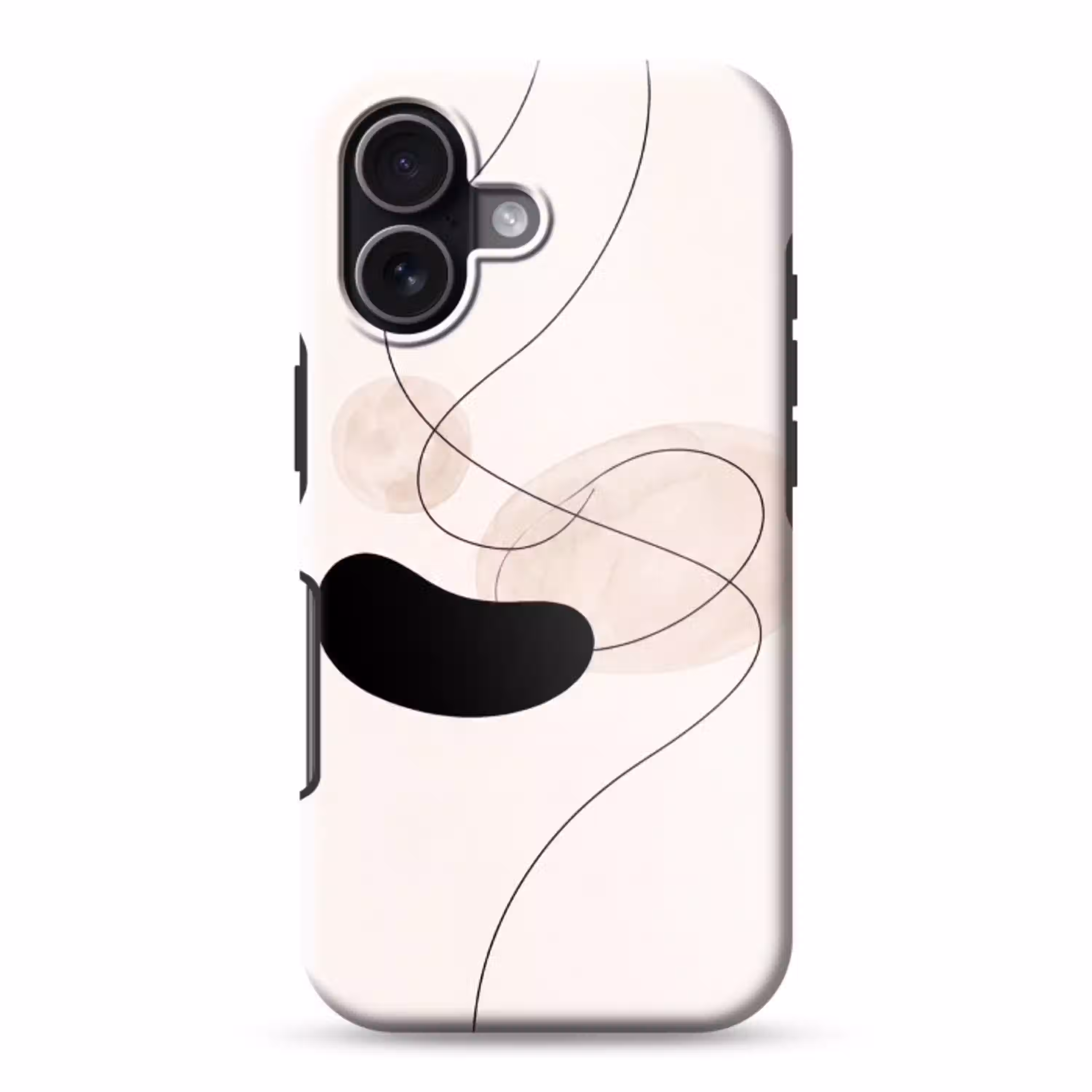 Abstract - Vormen - Kunst Toughcase MagSafe Apple iPhone 17 klein -3d