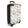Zomer strand print kleurrijk NBS - Handbagage koffer - Volwassenen Unisex middel -productfoto_3d