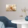 Close up - Pioenroos - Wit poster papier klein -sfeer3
