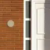 Zandkleur - Sierlijk Naambord Rond klein -sfeer3-rond-XS