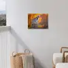 Ringstaartmaki - Boomstronk - Gestreept tuinposter los doek klein -sfeer8