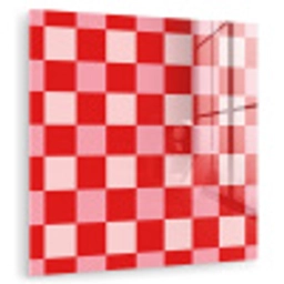 Vierkant - Klassiek - Rood plexiglas 5mm klein 11 -zzzproduct_nieuw
