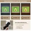 Avocado - Groen - Pit - Gezichtje Light Box met batterij (Wandlamp kind) middel -USP_lichtkleurNL
