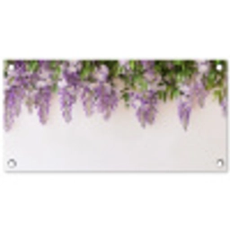 Blauwe regen - Bloemen - Paars tuinposter los doek klein -3d