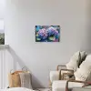 Hortensia's in Pastelkleuren Tuinposter op houten frame 2 cm dik klein -sfeer1