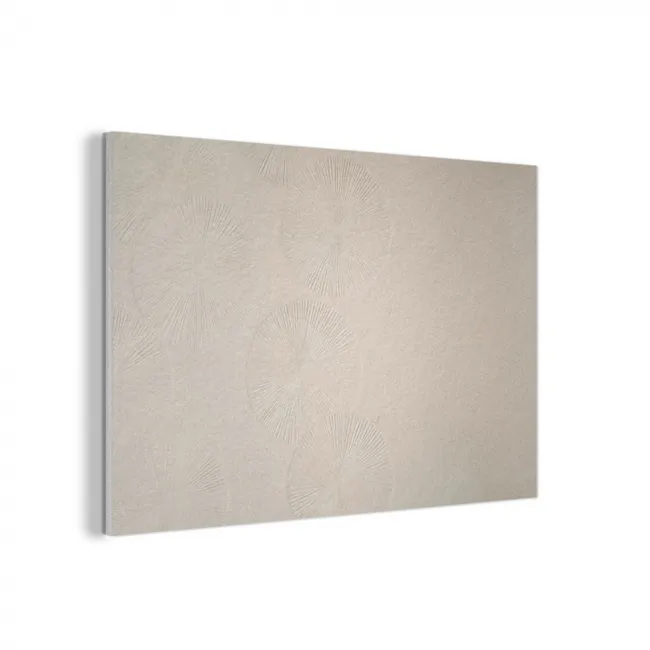 Akoestisch schilderij - Japandi - Beige - Modern