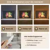 Paprika - Peer - Citroen - Graffiti - Verf - Abstract Light Box met kabel (Tafellamp) klein -USP_lichtkleurNL