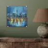 Skyline Toronto - Water - Stadslichten - Toren plexiglas 5mm klein -sfeer3