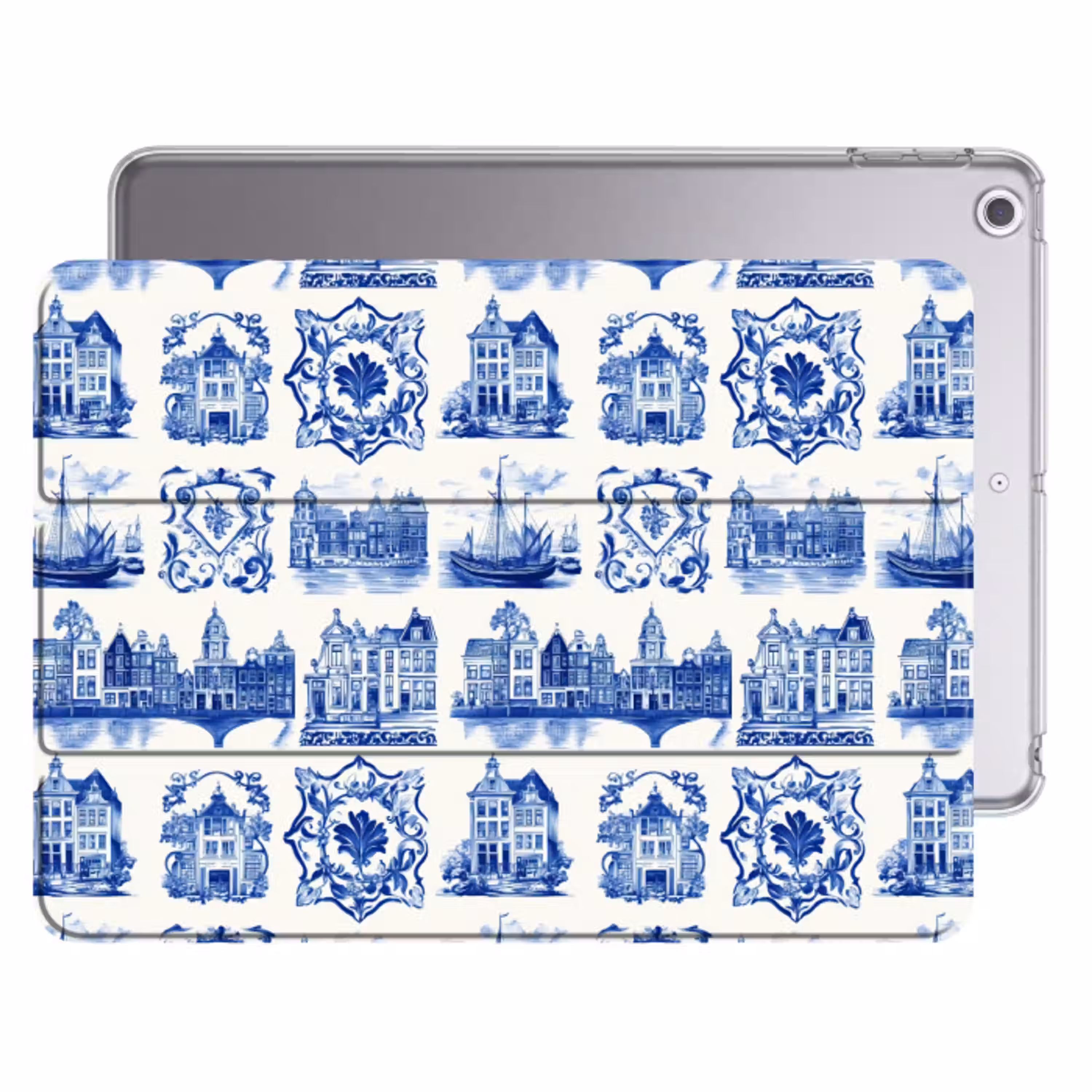 Huizen - Schepen - Blauw Apple iPad 2017 middel 1172 -threedimensional_3d_global