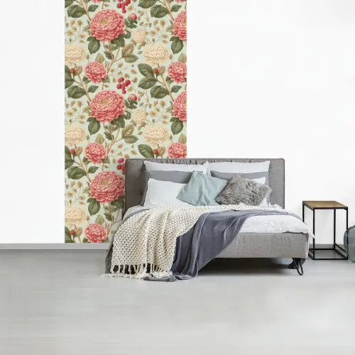 Klassiek - Botanisch - Veelkleurig fotobehang vinyl groot 64 -slaapkamer