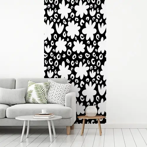 Gestileerd - Bloemen - Abstract fotobehang vinyl groot 64 -woonkamer