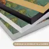 Vrouw - Bloemen - Vlinders - Natuur - Vintage Textielframe zwart klein -USP_kleurenDE