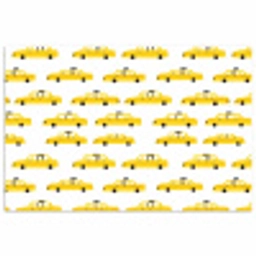 Taxi - Iconisch - Geel poster papier klein 62 -3d