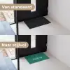 c'est la fucking vie - Groen - Handgeschreven Deurmat klein -voor-na_NL