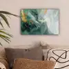 Groen - Modern - Marmer - Abstract canvas 2cm klein -sfeer1