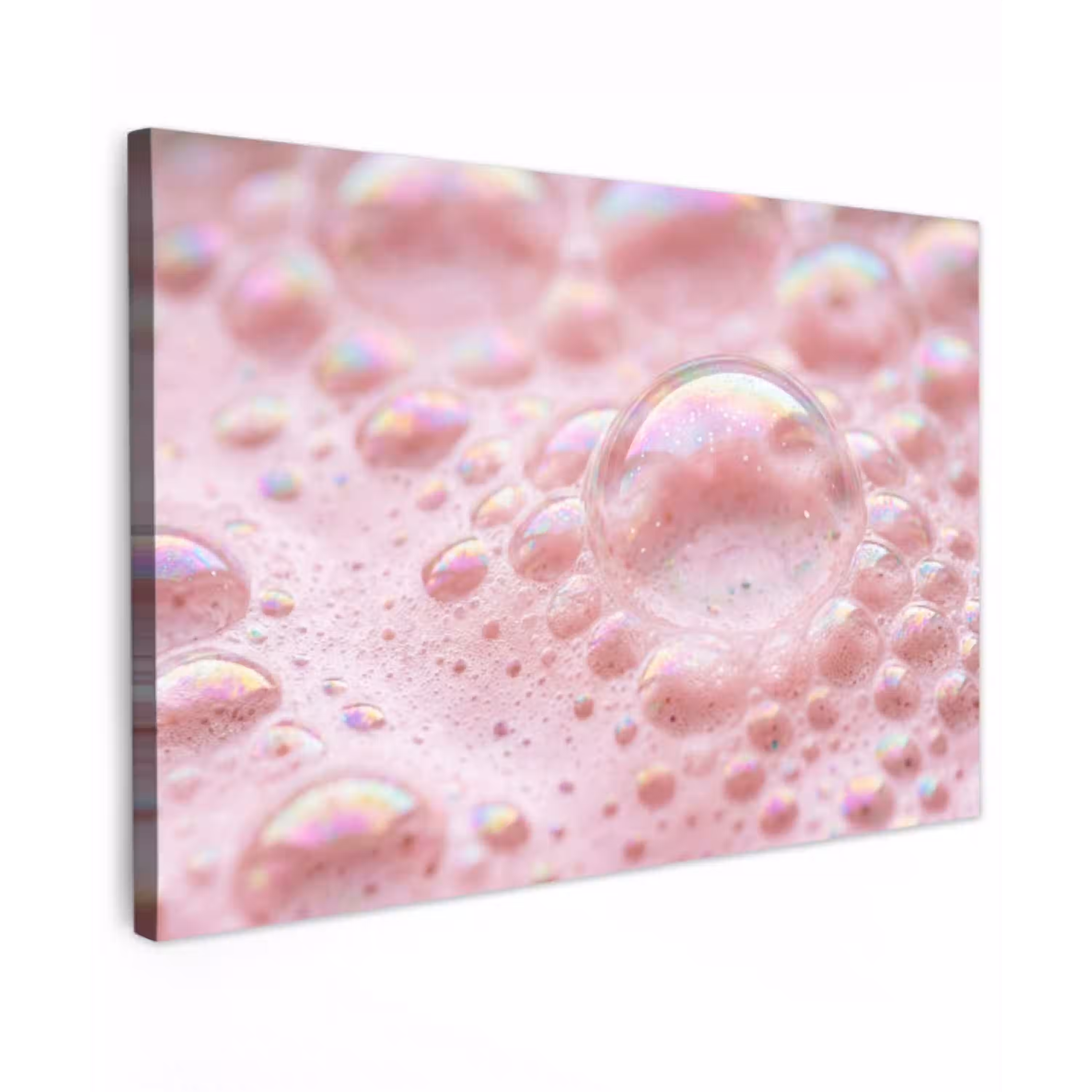 Schuim - Structuur - Roze canvas 2cm klein -z3d