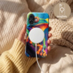 Kikker - Felgekleurd - Tak - Regenboog Toughcase MagSafe Apple iPhone 17 klein -USP_MagsafeV
