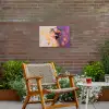 Abstract - Vrouw - Bloemenkroon - Goud Tuinposter op houten frame 2 cm dik klein -sfeer3