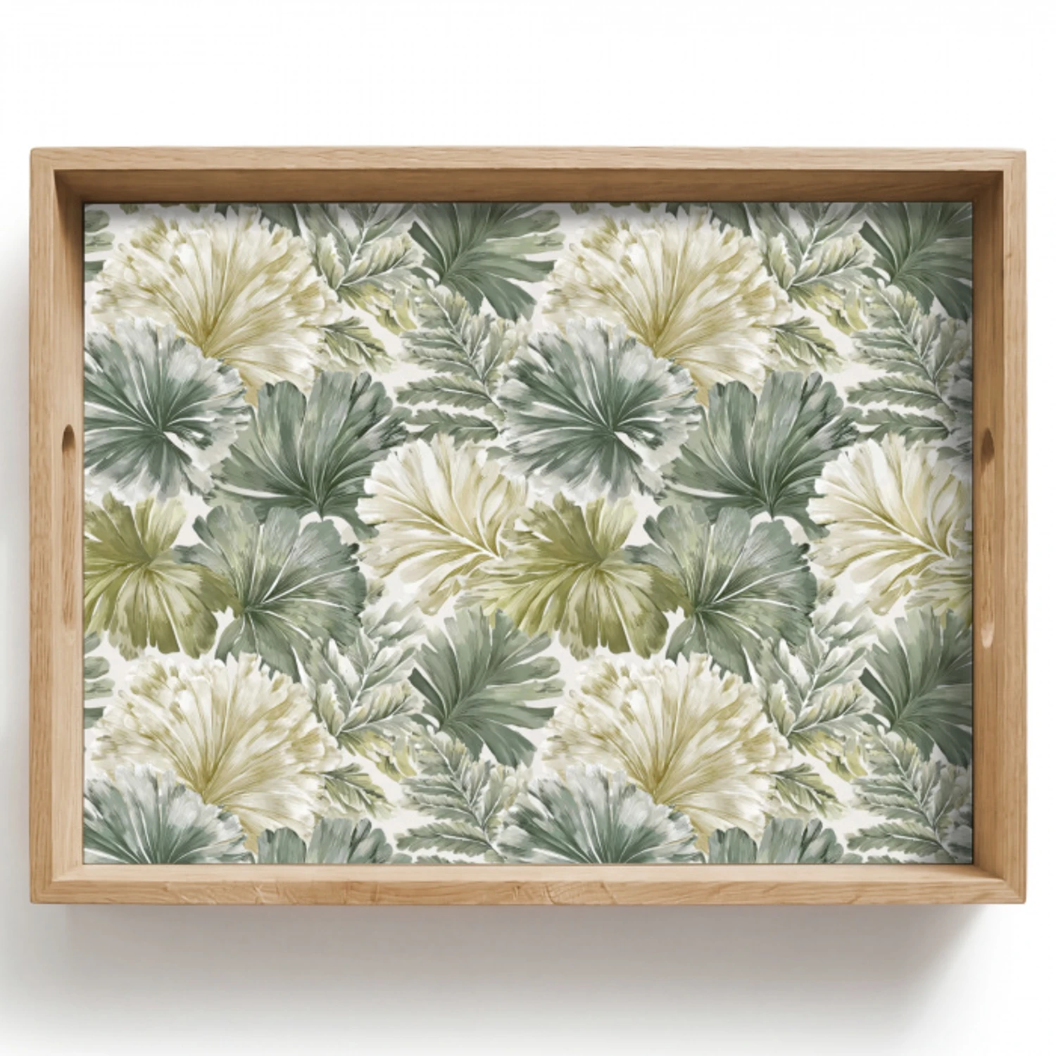 Bladeren - Botanisch - Groen Dienblad Rechthoek middel 911 -z3d_shopping