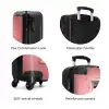Olifant breekt door roze raam met glas NBS - Handbagage koffer - Kinderen Unisex middel zzzzzzzbolletjes_ENG