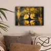 Boom - Verflook - Hert - Natuur - Goud canvas 2cm klein -sfeer1