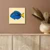 Blauw - Dory - Vis - Staartvin aluminium wit klein -sfeer4