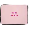 Girl power - Roze - Hartje laptophoes neopreen klein -zkaufland3dotto