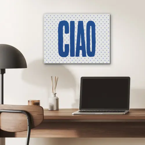 Ciao - Blauw - Stippen PET vilt klein -sfeer5