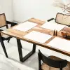 Terrazzo -  Patroon - Wit - Perzik Placemat vinyl groot 368 -zzsfeer4_Kitchenyeah-website
