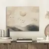 Landschap - Japandi - vogel PET vilt klein -sfeer1