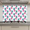 Ananas - Roze - Wit keuken achterwand spatscherm klein 900 -3d_website