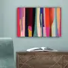 Kleurbanen - Verticaal - Kleurrijk canvas 2cm klein -sfeer4