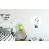 Minimalistisch - Stelen - Wit Wandcirkel aluminium klein -kinderkamer