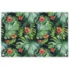 Tropical - Bloemen - Bladeren - Jungle tuinposter los doek klein -3d