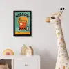 Cocktail - Negroni - Art - Sinaasappel fotolijst zwart zonder passe partout klein -usfeer4_kinderkamer